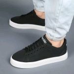 کتونی ونس برشکا مردانه رنگ مشکی کیفیت بالا-bershka