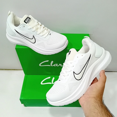 کتونی نایک سفید مردانه کیفیت بالا-nike