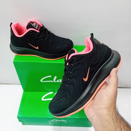 کتونی نایک مشکی تزریق کیفیت بالا زنانه-nike
