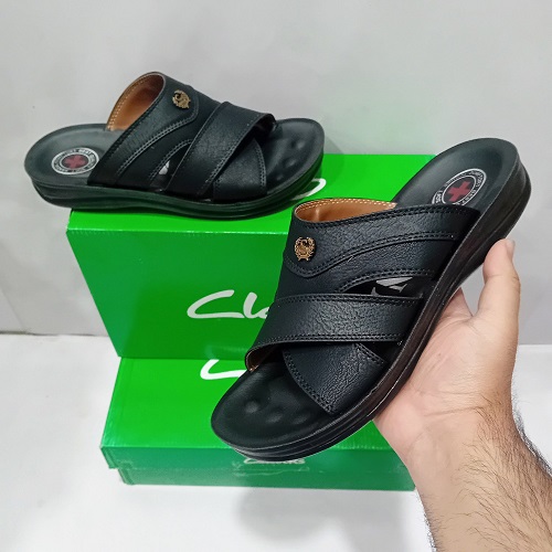 دمپایی طبی مردانه رنگ مشکی کیفیت بالا