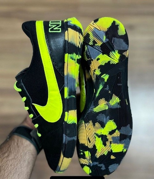 کفش سالنی مردانه نایک چرم  زیره لاستیک-nike