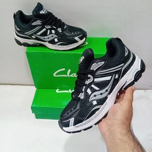 کتونی ساکونی مردانه رنگ مشکی با کیفیت